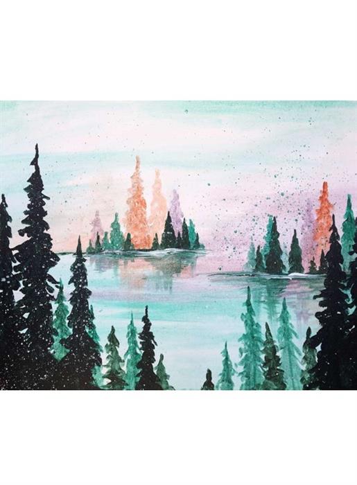 Watercolor Woodlands